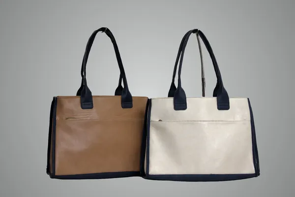 White_Polyurethane_Hand_Bag_for_Men_&_Women_(Combo_of_2)
