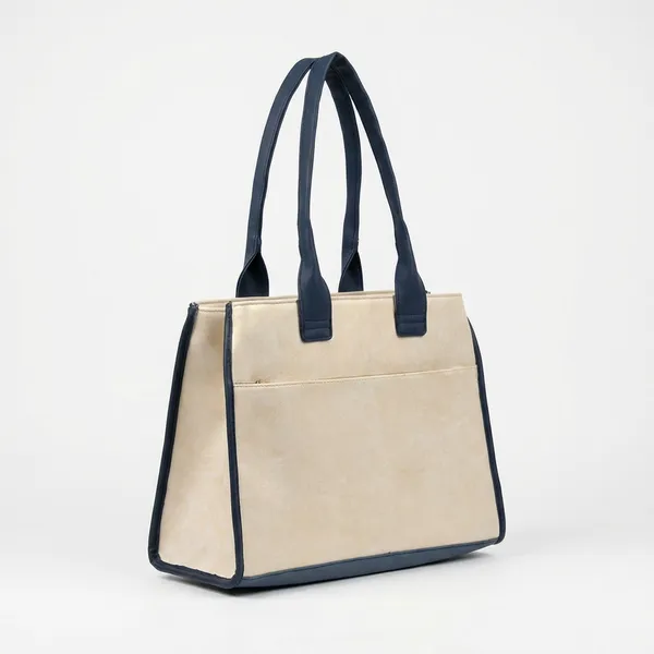 White_Polyurethane_Hand_Bag_for_Men_&_Women_(Combo_of_2)