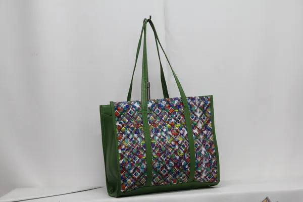 Green_Nylon_And_Hand_Bag_for_Men_&_Women