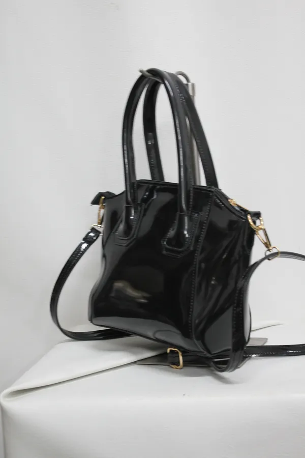 Black_Polyurethane_Hand_Bag_for_Men_&_Women