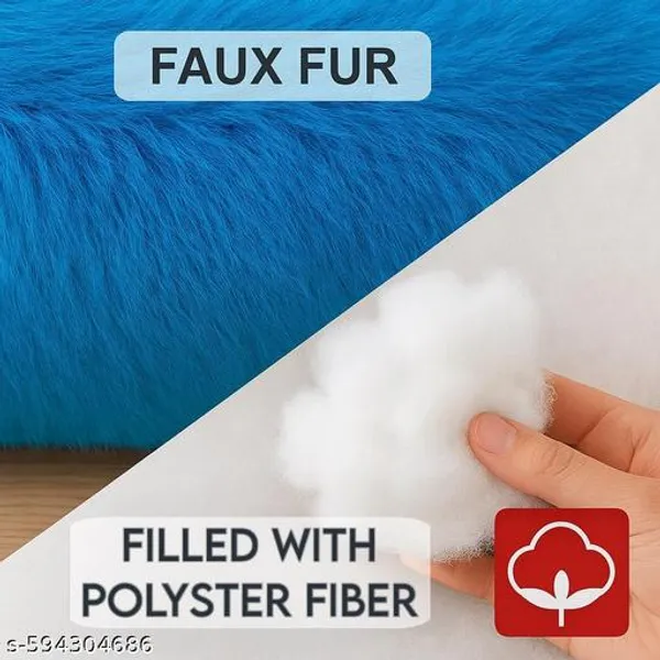 Oval_Shaped_Faux_Fur_Pet_Bed_For_Dogs_Kittens_L_Blue