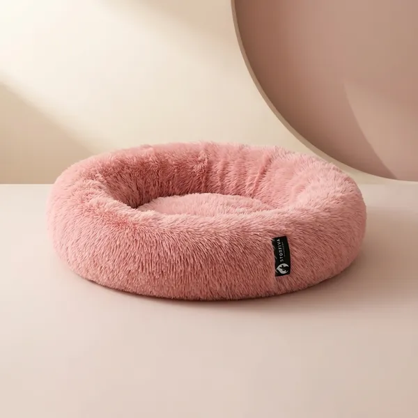 Oval_Shaped_Faux_Fur_Pet_Bed_For_Dogs_Kittens_Xl_Pink
