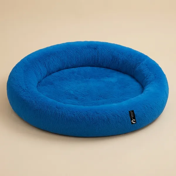 Oval_Shaped_Faux_Fur_Pet_Bed_For_Dogs_Kittens_Xl_Blue