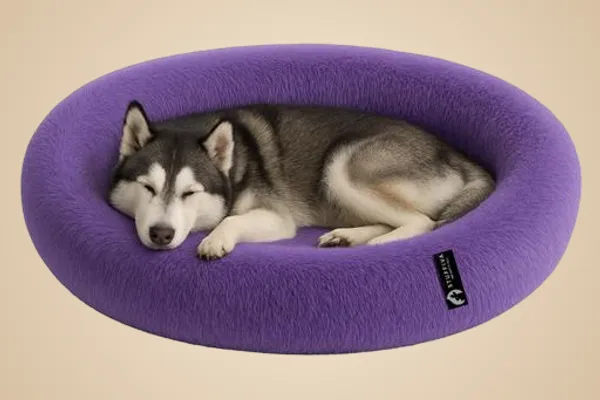 Oval_Shaped_Faux_Fur_Pet_Bed_For_Dogs_Kittens_Xl_Purple