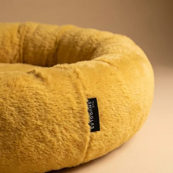 Oval_Shaped_Faux_Fur_Pet_Bed_For_Dogs_Kittens_Xl_Mustard