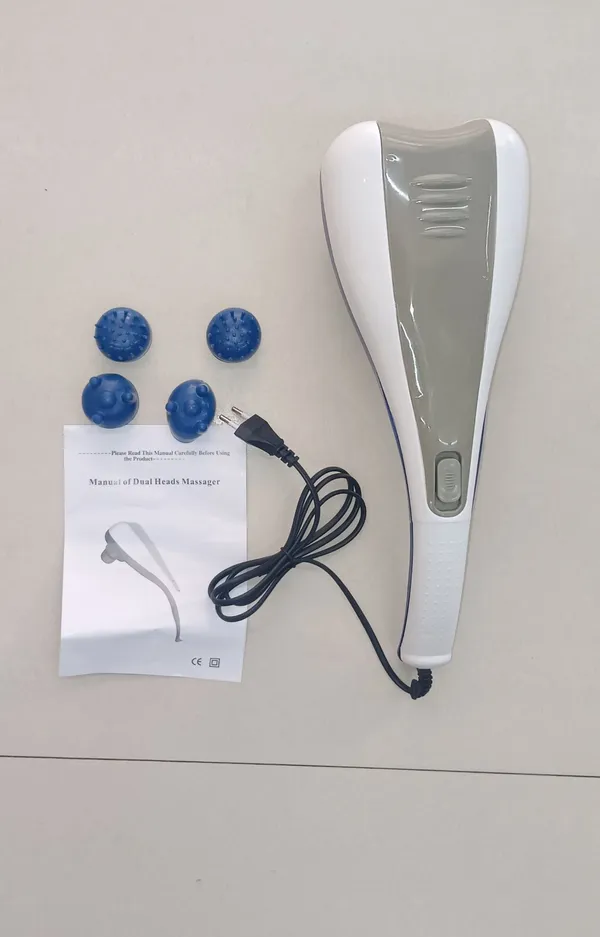 White_And_Blue_Body_Massager