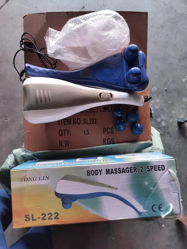 White_And_Blue_Body_Massager