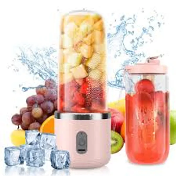 Pink_Portable_Juicer_With_Jar