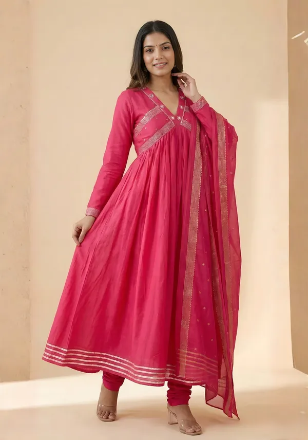 Royal_Aura_Pink_Anarkali_Kurta_Set_with_Dupatta