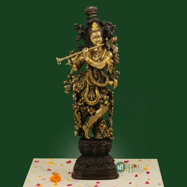 Gold_Brass_Krishna_Idol_For_Home_Temple,_Spiritual_Decor