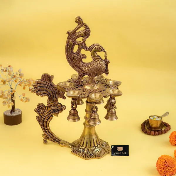 Gold_Brass_Diya_Stand_For_Home_Temple,_Festive_Decor
