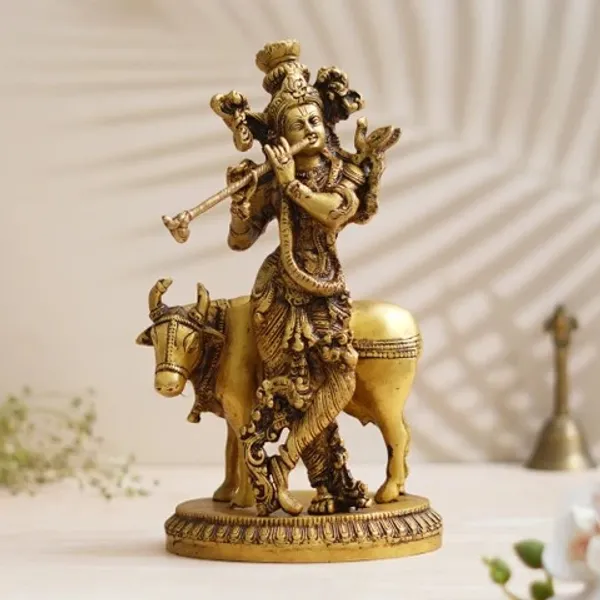 Gold_Brass_Krishna_Idol_For_Home_Temple,_Spiritual_Decor