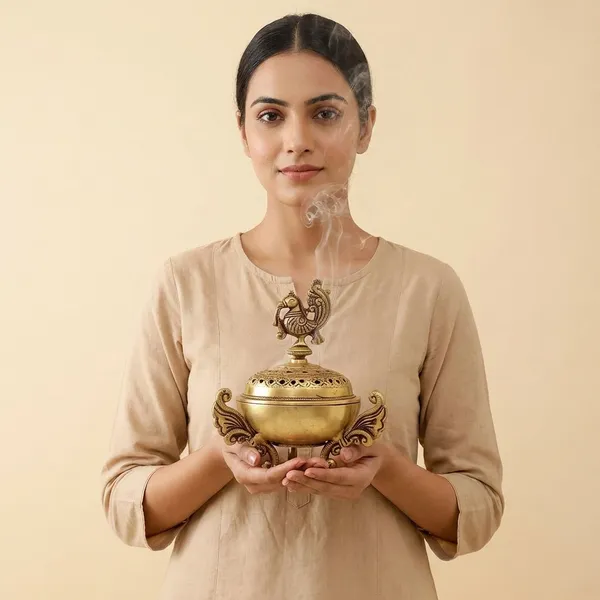 Gold_Antique_Brass_Peacock_Incense_Burner_With_Lid