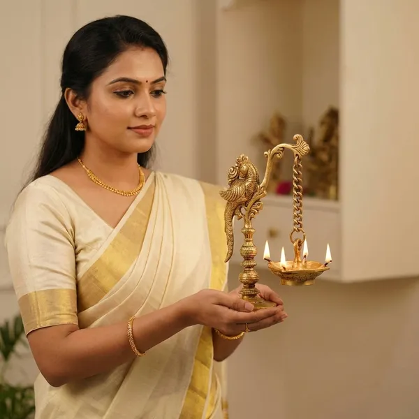 Gold_Traditional_Brass_Incense_Burner_With_Twisted_Handle_And_Parrot_Oil_Lamp_Hanging_Diya_Pack_Of_2