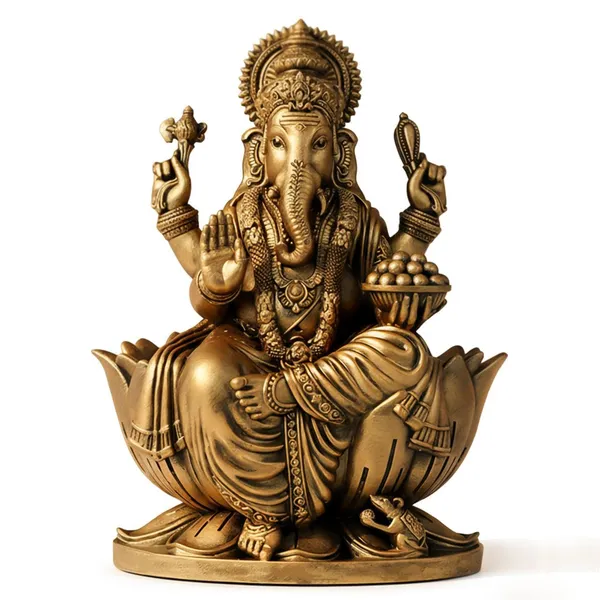 Gold_Brass_Handcrafted_Lord_Ganesha_Idol_For_Gift,_Home_Mandir_And_Office