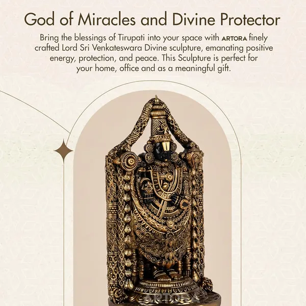 Gold_Brass_Hand_Painted_Hindu_God_Sculpture_Lord_Venkateswara_Swamy_Idol_For_Pooja,_Home_Mandir,_Office_And_Gifting