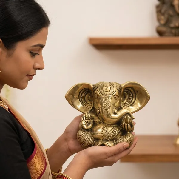Gold_Brass_Ganesh_Idol_With_Large_Ears_For_Home_Pooja