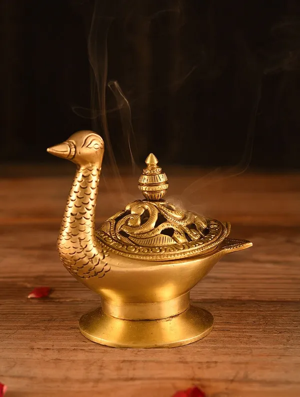 Gold_Brass_Peacock_Incense_Holder_With_Decorative_Lid