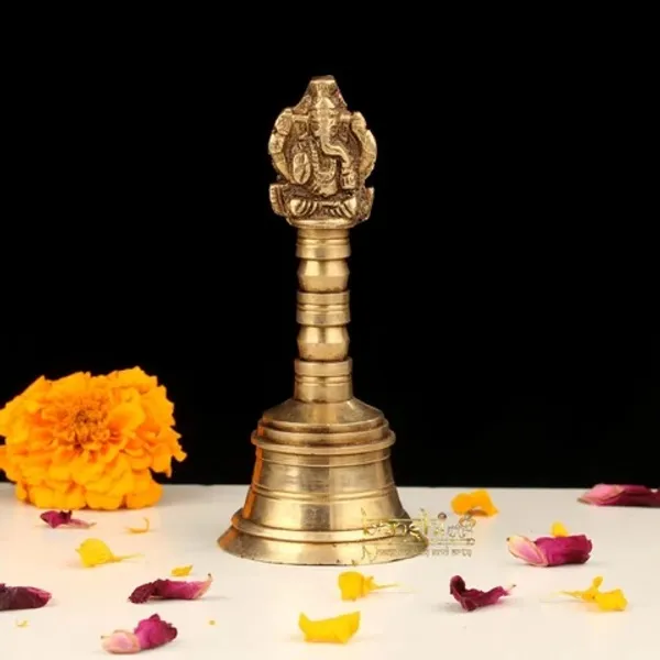Gold_Brass_Traditional_Ganesha_Bell_Pooja_Ghanti_With_Decorative_Handle