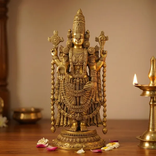 Gold_Brass_Vishnu_Idol_For_Home_Temple,_Spiritual_Decor