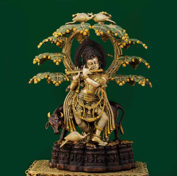 Gold_Brass_Krishna_Idol_For_Home_Temple,_Spiritual_Decor,_Gifting