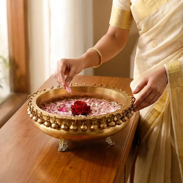 Gold_Decorative_Brass_Urli_Bowl_With_Rose_Petals_And_Water