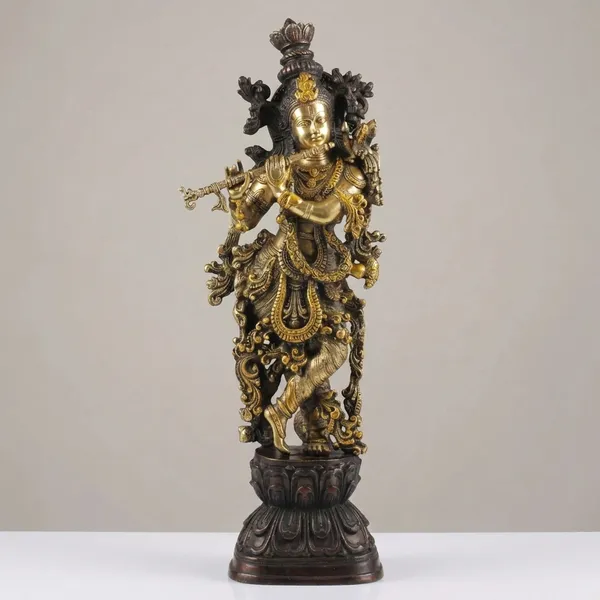 Gold_Brass_Krishna_Idol_For_Home_Temple,_Spiritual_Decor