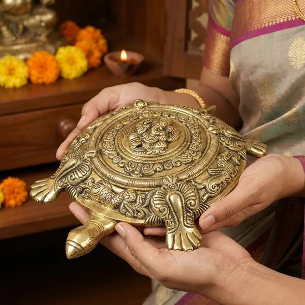 Gold_Brass_Spiritual_Showpiece_For_Home_Decor,_Vastu_Decor,_Office_Desk