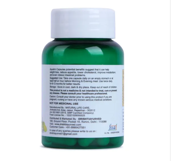 Pack_of_2_Dark_Translucent_Green__Lekhaniya_herbs_Ayurslim_Capsules_30_Cap_800_Mg_and_Synergistic_Ayurvedic_Blend_Weight_Veda_30_Capsules_500Mg
