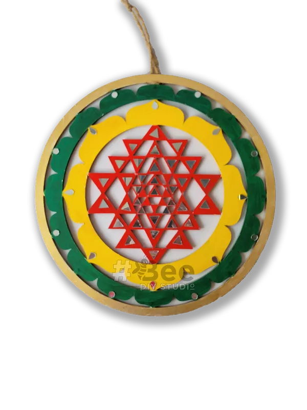 Multicolour_Mdf_Shree_Yantra_Wall_Decor
