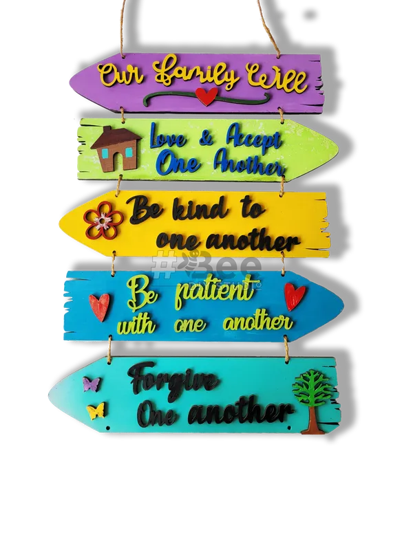 Multicolour_Mdf_Hanging_Family_Wall_Decor