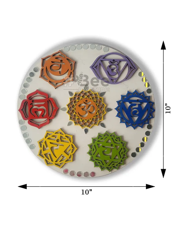 Multicolour_Mdf_7_Chakras_Wall_Decor