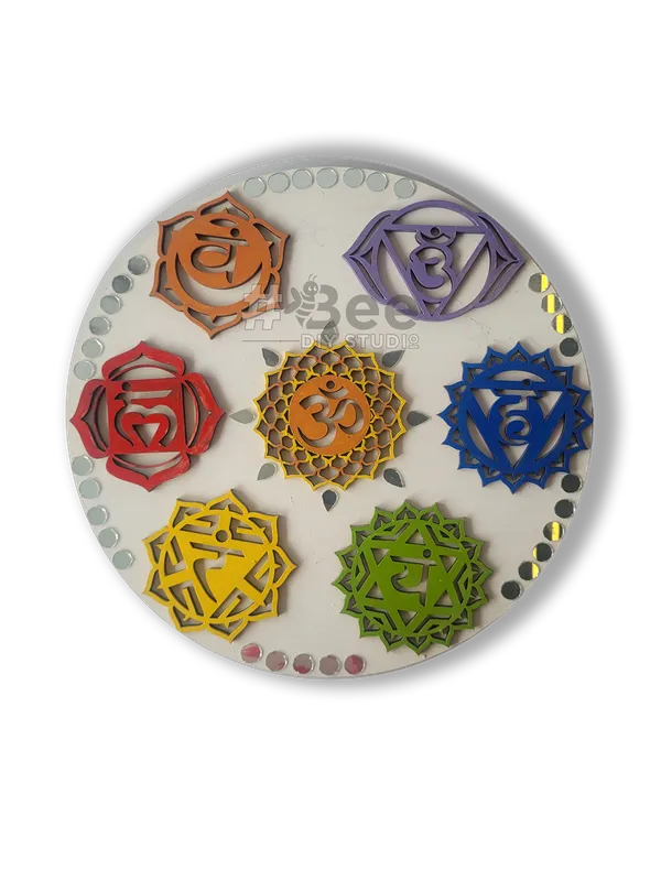 Multicolour_Mdf_7_Chakras_Wall_Decor