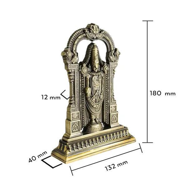 Premium_Metal_Finish_Tirupati_Balaji_Idol_|_Lord_Venkateswara_Murti_For_Home_Temple_7_Inch