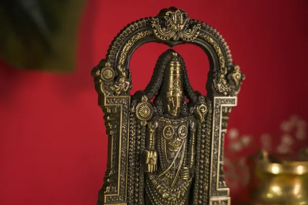 Premium_Metal_Finish_Tirupati_Balaji_Idol_|_Lord_Venkateswara_Murti_For_Home_Temple_7_Inch