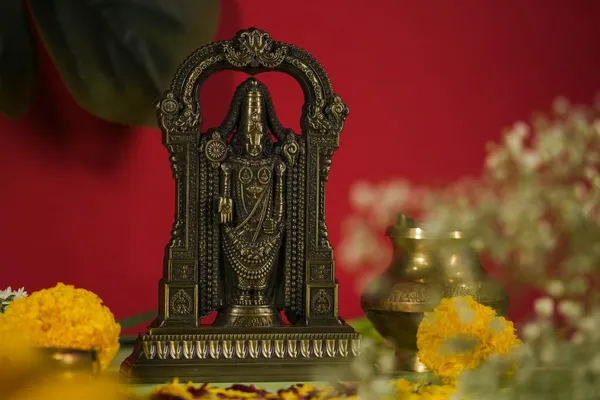 Premium_Metal_Finish_Tirupati_Balaji_Idol_|_Lord_Venkateswara_Murti_For_Home_Temple_7_Inch