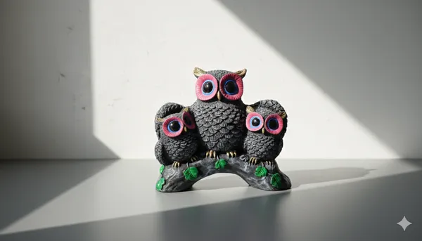 Owl_Family_Showpiece