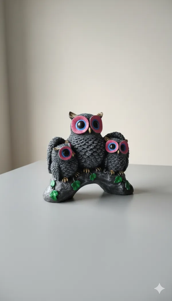 Owl_Family_Showpiece