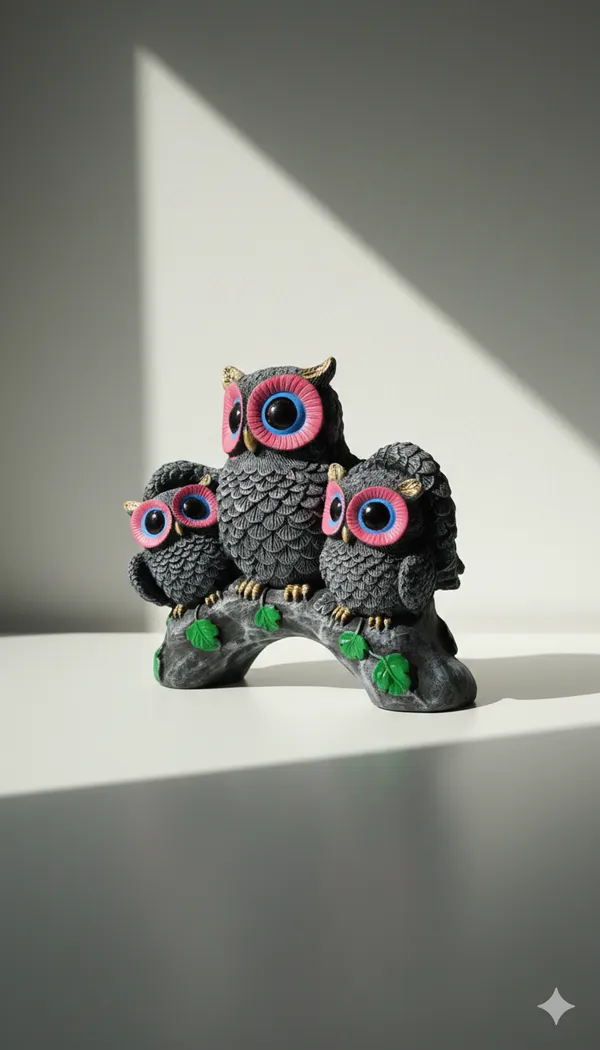 Owl_Family_Showpiece