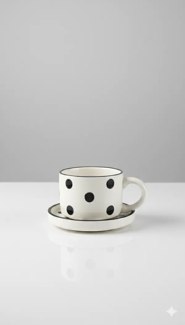 Polka_Dot_Ceramic_Cup_with_Saucer