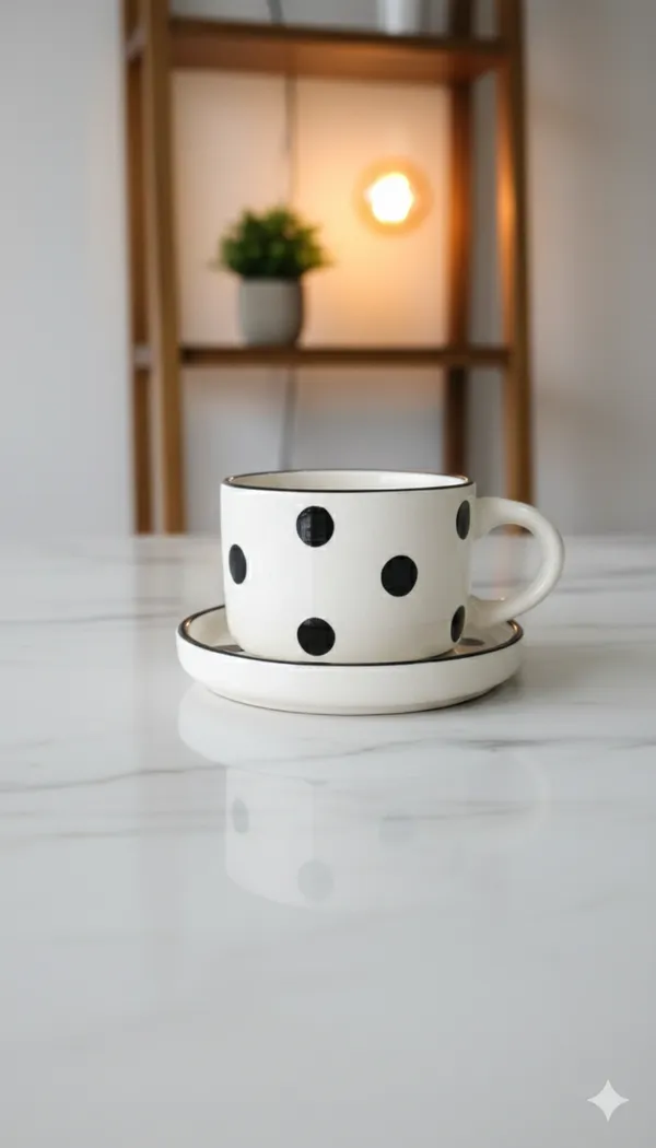 Polka_Dot_Ceramic_Cup_with_Saucer