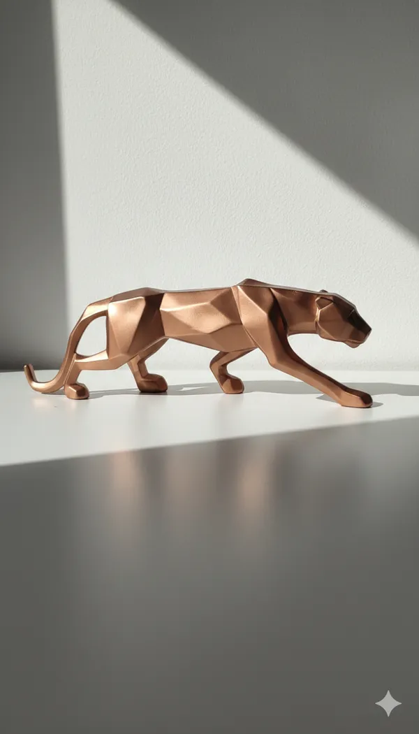 Modern_Geometric_Panther_Sculpture_�_Copper_Finish