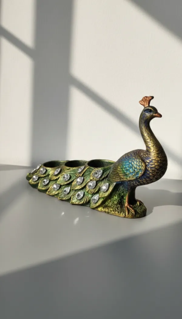 Peacock_Tealight_Holder