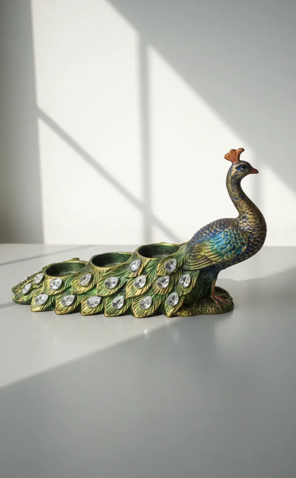 Peacock_Tealight_Holder