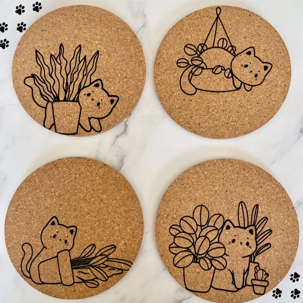 Custom_Made_Cork_Coasters_Set_Of_6_For_Household_And_Kitchen