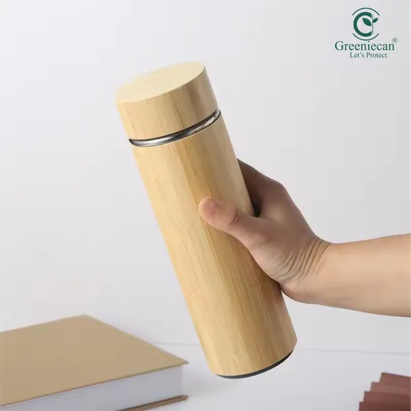 Bamboo_Steel_Vaccum_Flask_And_Flask_For_Drinkware_(Pack_Of_2)