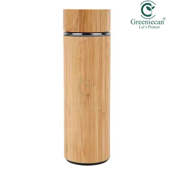 Bamboo_Steel_Vaccum_Flask_And_Flask_For_Drinkware_(Pack_Of_2)
