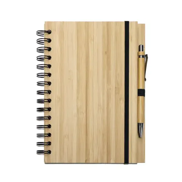 Pure_Bamboo_Spiral_Notebook_With_Pen_For_Office_And_Personal_Use