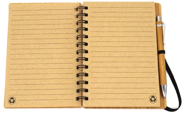 Pure_Bamboo_Spiral_Notebook_With_Pen_For_Office_And_Personal_Use