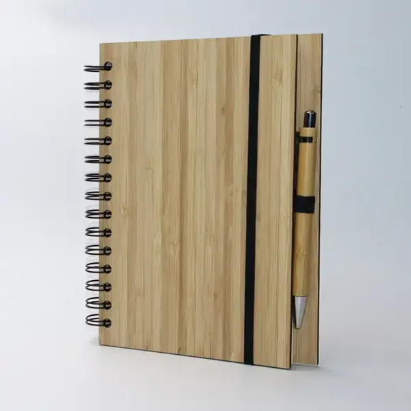 Pure_Bamboo_Spiral_Notebook_With_Pen_For_Office_And_Personal_Use